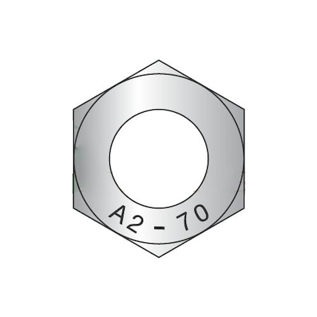 Hex Nut, M24-3.00, 18-8 Stainless Steel, Not Graded, Plain, 125 PK